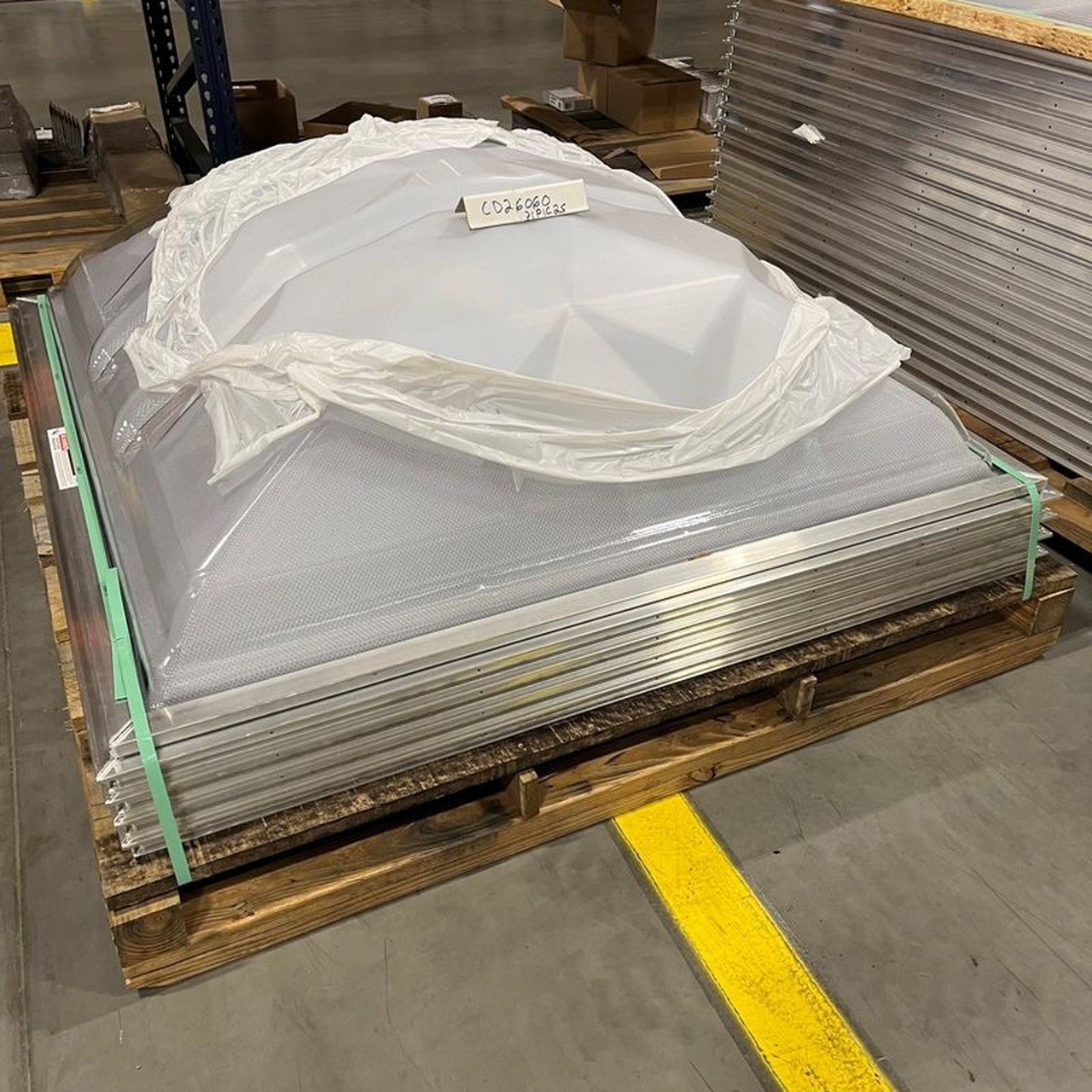 Velux CMD2 6060 P1C2 64.5x64.5 | Double Dome Skylight | Logistics